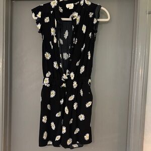 Kate Spade Black Floral Romper